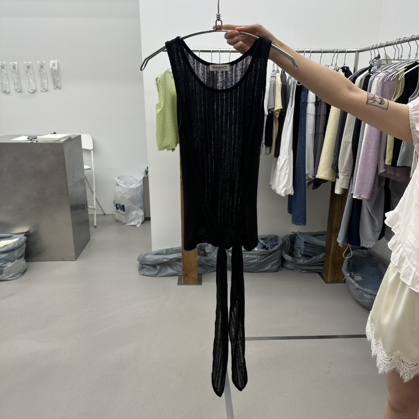 ENHANCE韓國東大門代購女士新品熱賣職業26春夏26夏季吊帶背心ENHANCE/HOPESMORE吊帶/背心圖色3