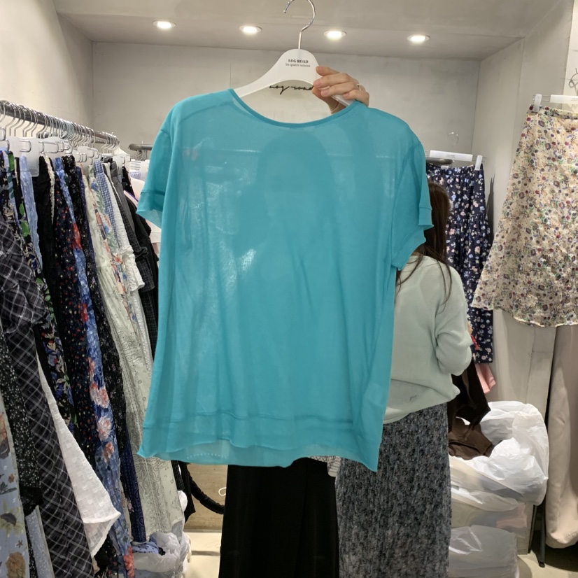 LOGROAD韓國代購女裝新款職業推薦人氣休閑時尚26夏季T恤LOG ROADT恤圖色4