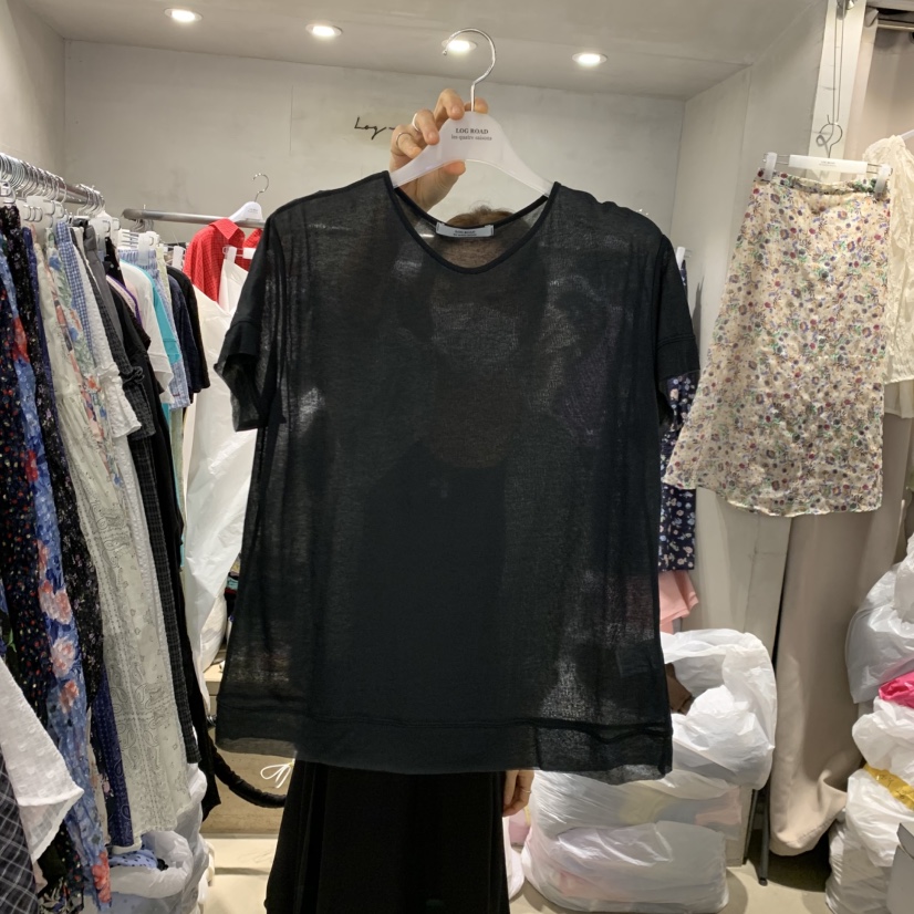 LOGROAD韓國代購女裝新款職業推薦人氣休閑時尚26夏季T恤LOG ROADT恤圖色5