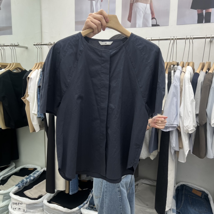 MOI-A韓國東大門直郵女士新款26夏季職業熱賣襯衫蕾絲衫MOI-A襯衫/蕾絲衫圖色3