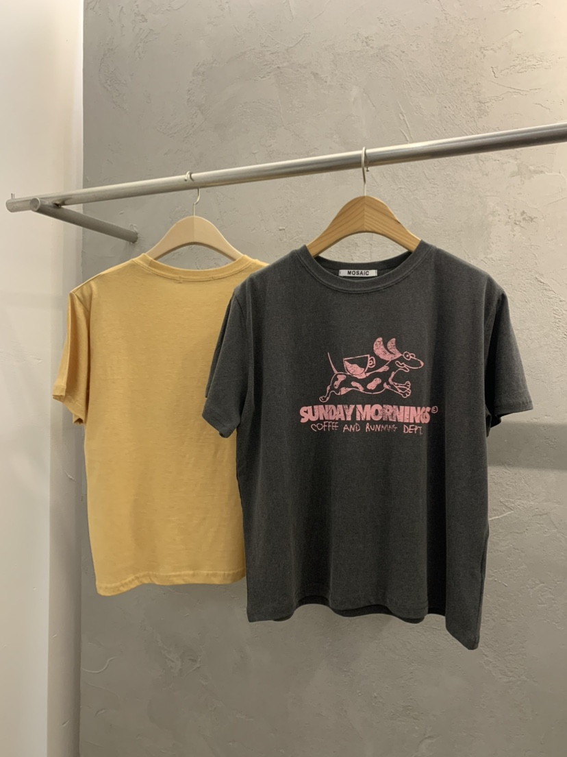 MOSAIC韓國東大門代購女裝新款26春夏職業26夏季休閑人氣T恤MOSAICT恤