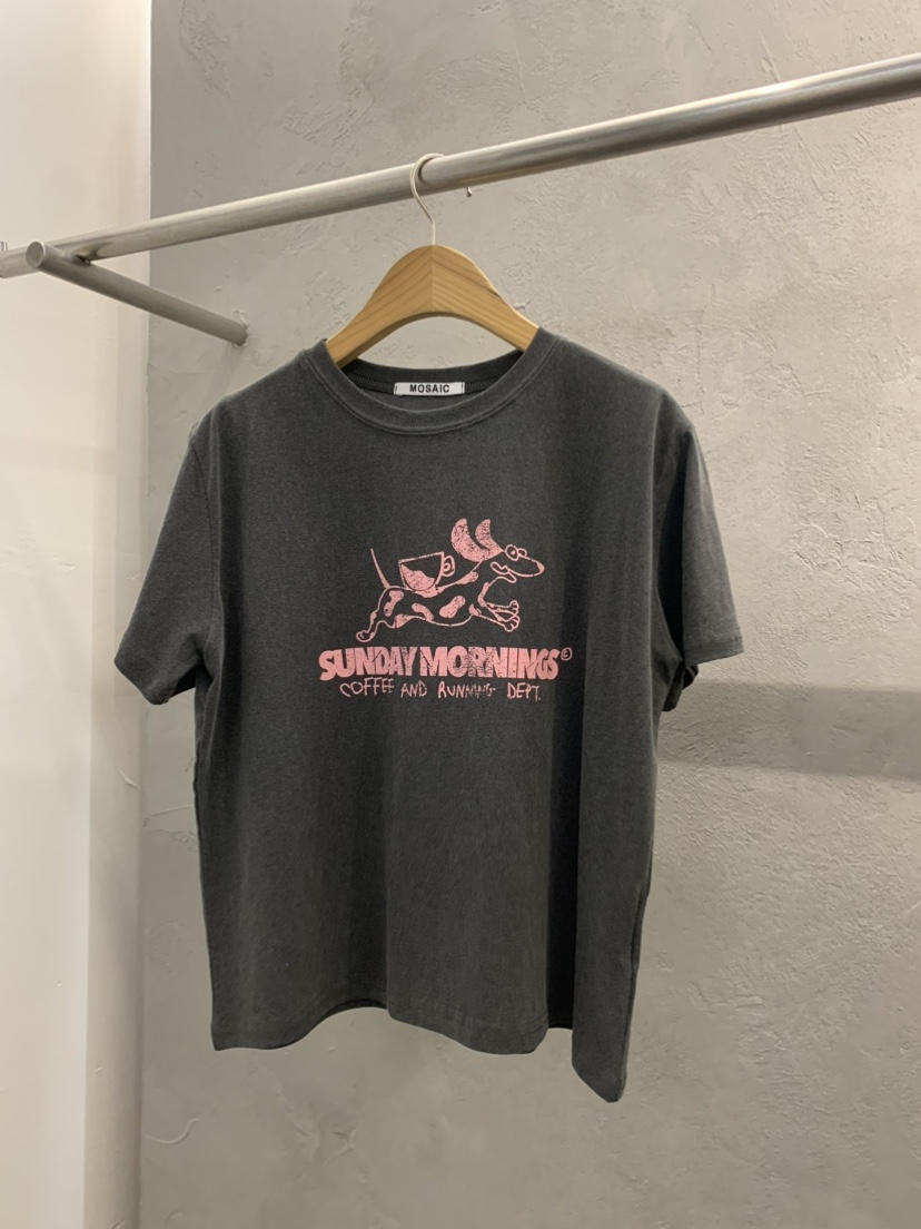 MOSAIC韓國東大門代購女裝新款26春夏職業26夏季休閑人氣T恤MOSAICT恤圖色2