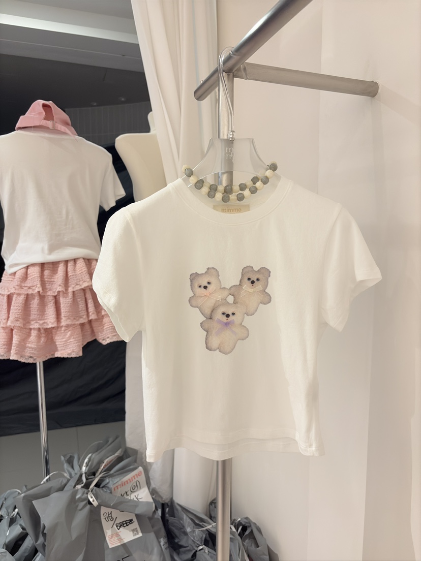 MIMME/LOOKK韓國東大門直郵女裝新款時尚職業推薦26春夏T恤MIMME/LOOKKT恤圖色1