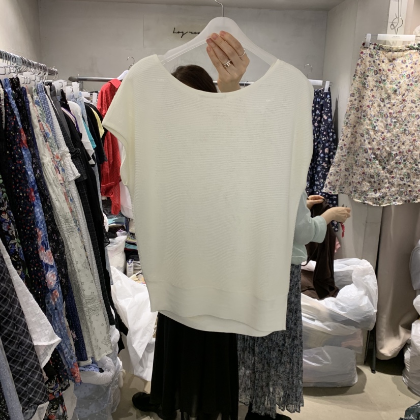 LOGROAD韓國直郵女裝新款時尚職業推薦26夏季休閑26春夏針織衫LOG ROAD針織衫