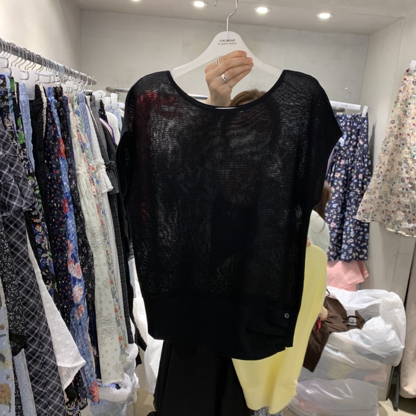 LOGROAD韓國直郵女裝新款時尚職業推薦26夏季休閑26春夏針織衫LOG ROAD針織衫圖色3