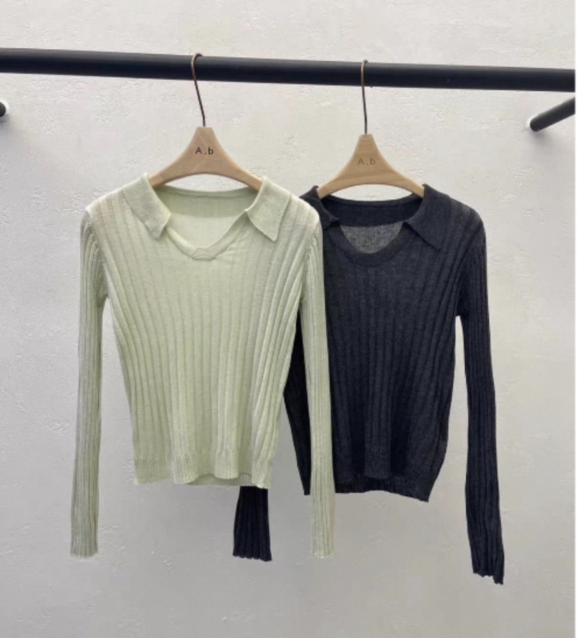 AUTUMN BEIGE-Q韓國東大門代購女裝新款時尚職業針織衫A.b/AUTUMN BEIGE針織衫圖色1左一色