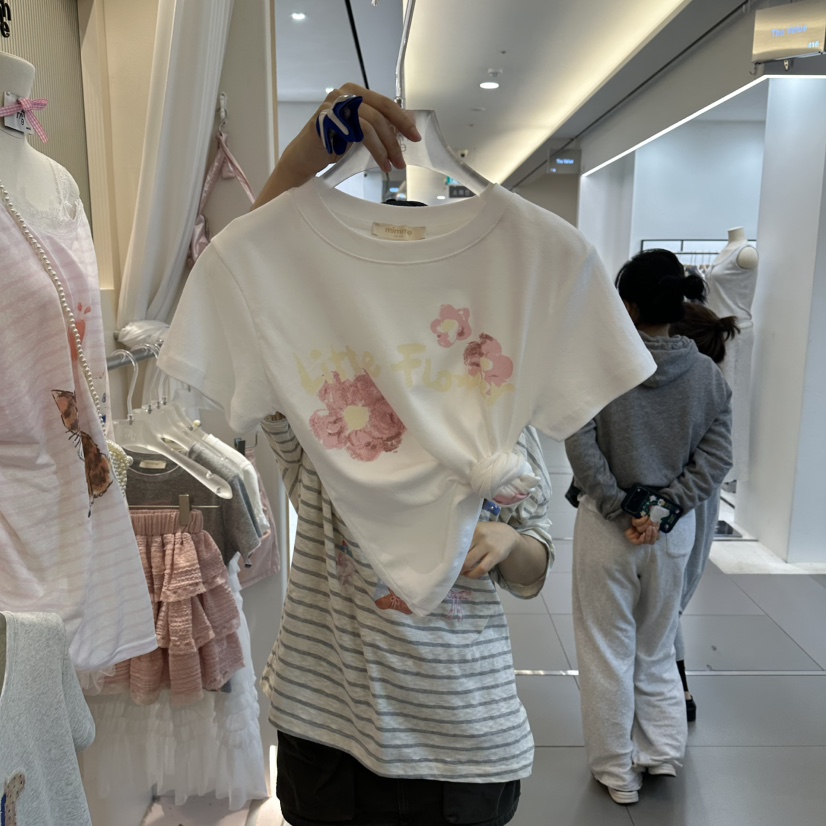 MIMME/LOOKK韓國代購女裝新品26春夏熱賣推薦時尚休閑T恤MIMME/LOOKKT恤圖色1