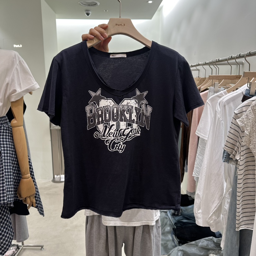 PART3韓國直郵女裝新款職業26夏季時尚推薦人氣休閑26春夏T恤Part.3T恤圖色2