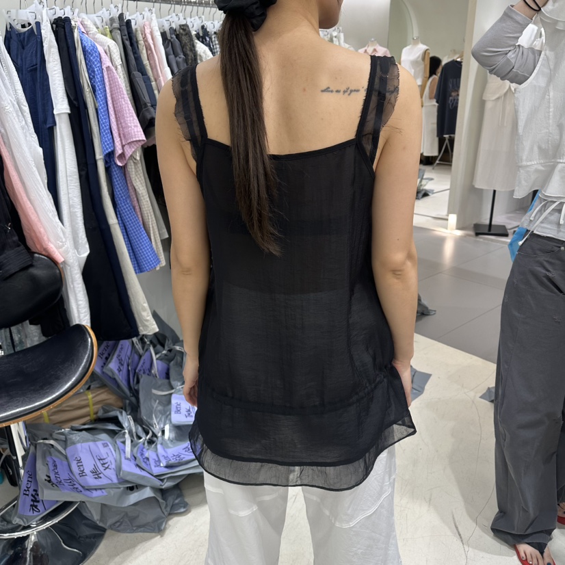 BENE韓國東大門直郵女裝新品推薦休閑熱賣26春夏吊帶背心BENE吊帶/背心