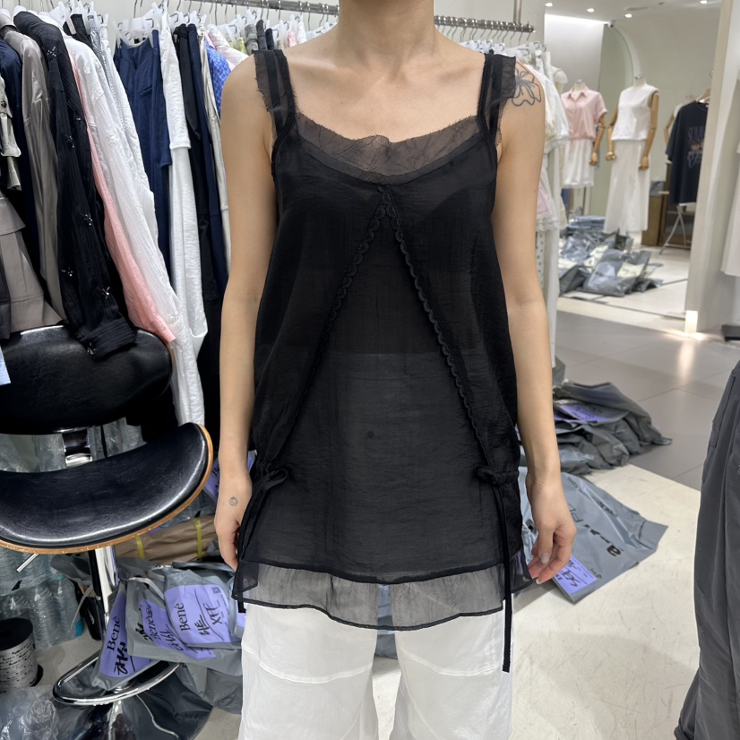 BENE韓國東大門直郵女裝新品推薦休閑熱賣26春夏吊帶背心BENE吊帶/背心圖色3