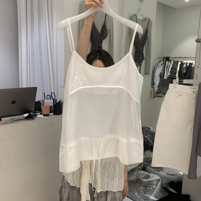 AUBE韓國直郵女裝新款推薦熱賣時尚26夏季26春夏吊帶背心AUBE吊帶/背心圖色2