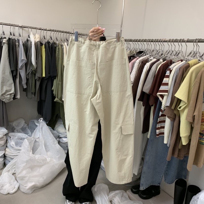 LEESEED-A韓國東大門代購女裝新款職業時尚26夏季休閑褲口袋SEeD/LEESEED休閑褲