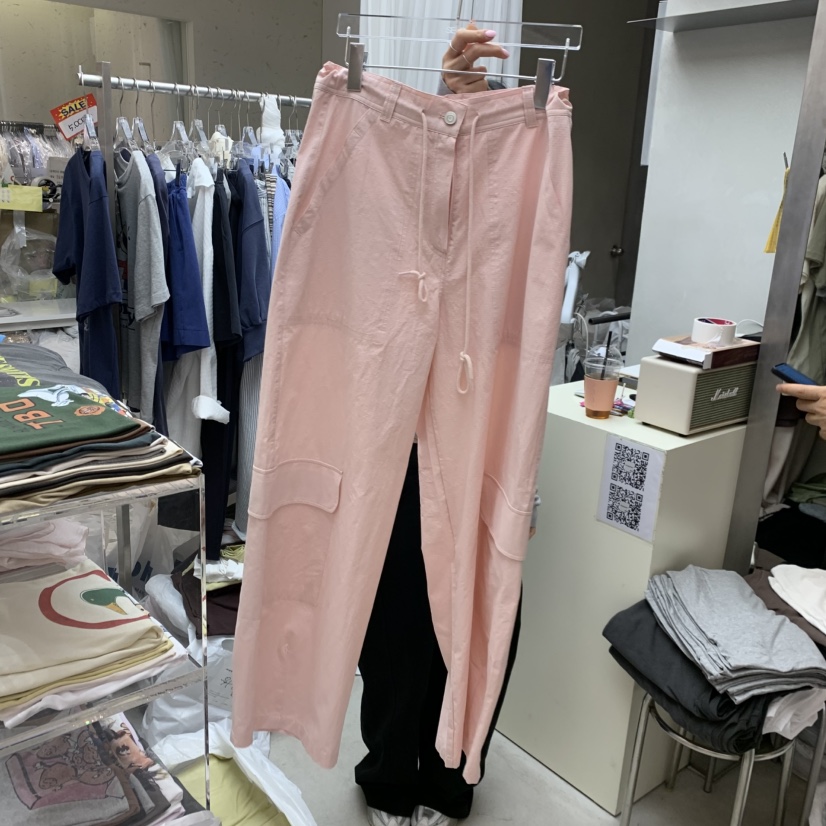 LEESEED-A韓國東大門代購女裝新款職業時尚26夏季休閑褲口袋SEeD/LEESEED休閑褲圖色1