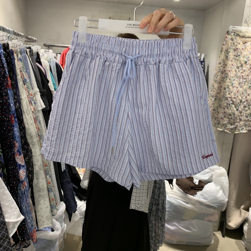 LOGROAD韓國東大門直郵女裝新品職業26夏季熱賣26春夏短褲LOG ROAD短褲圖色2