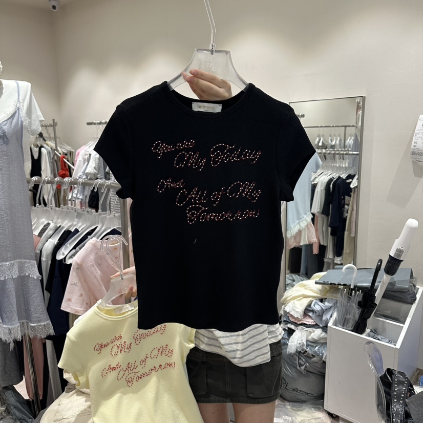 MIMME/LOOKK東大門實拍韓國女裝新款人氣26春夏推薦職業T恤MIMME/LOOKKT恤圖色3