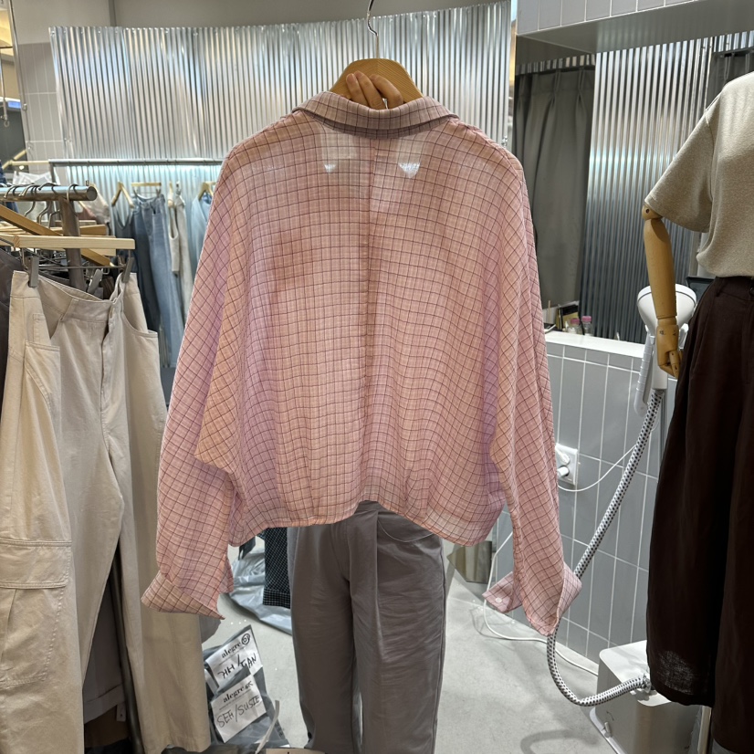 ALEGRE韓國代購女裝新款職業熱賣26春夏時尚26夏季襯衫蕾絲衫ALEGRE襯衫/蕾絲衫