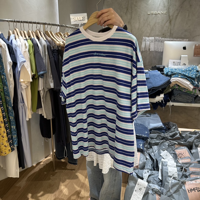 URBANE-P韓國直郵實拍女裝新品26春夏人氣時尚熱賣26夏季T恤URBANE-PT恤圖色3