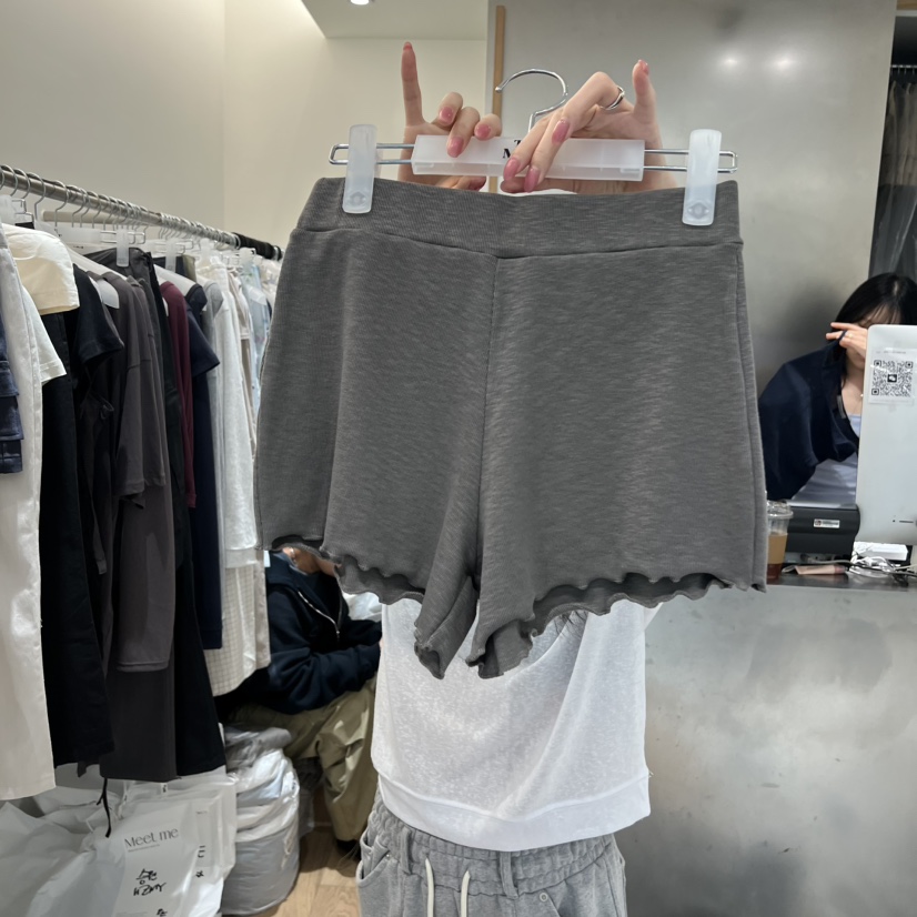 MEET ME韓國東大門代購女裝新品推薦26夏季熱賣休閑短褲MEET ME短褲圖色1