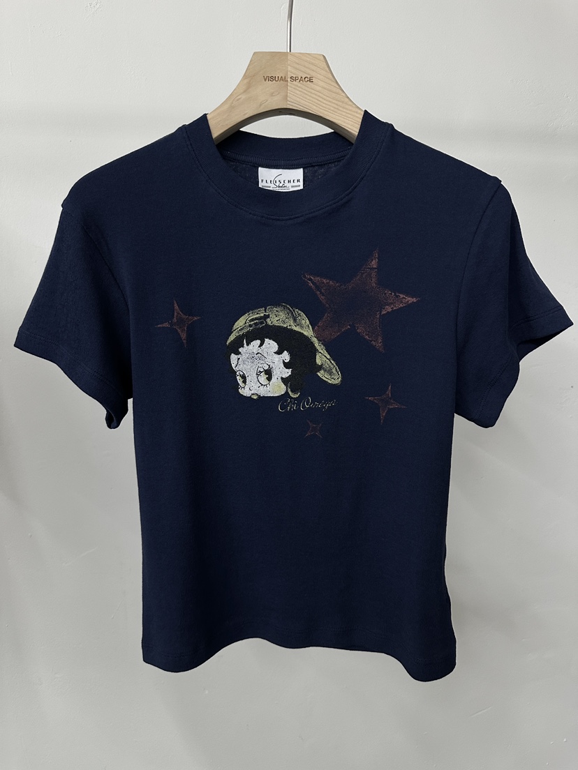 VISUAL SPACE/PAGE92/FLEISCHER韓國直郵女裝新品26春夏T恤VISUAL SPACE/PAGE92/FLEISCHERT恤圖色3