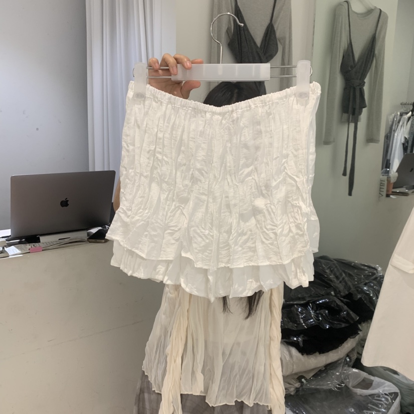 AUBE韓國東大門代購女士新款時尚職業熱賣休閑短裙兩面穿AUBE短裙