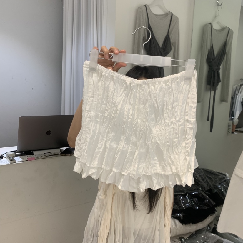 AUBE韓國東大門代購女士新款時尚職業熱賣休閑短裙兩面穿AUBE短裙圖色1