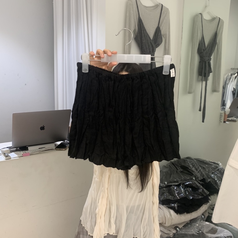 AUBE韓國東大門代購女士新款時尚職業熱賣休閑短裙兩面穿AUBE短裙圖色2