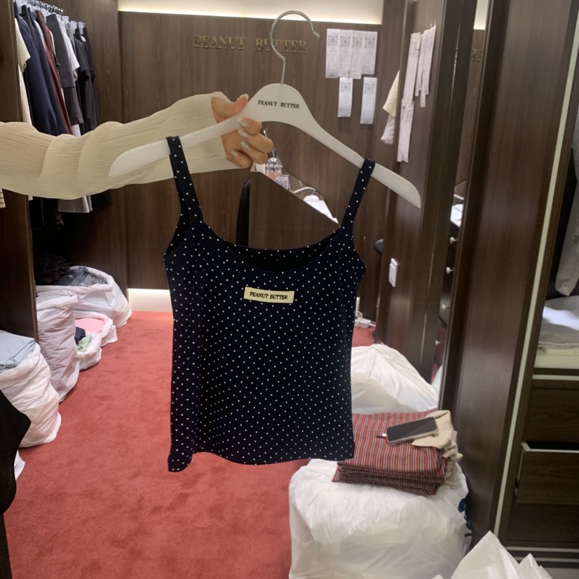 PEANUT BUTTER韓國直郵女士新品職業熱賣人氣26夏季吊帶背心PEANUT BUTTER吊帶/背心圖色1