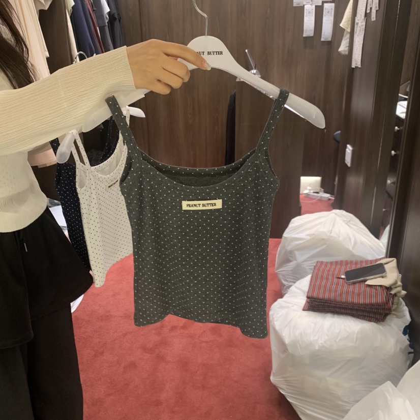 PEANUT BUTTER韓國直郵女士新品職業熱賣人氣26夏季吊帶背心PEANUT BUTTER吊帶/背心圖色3