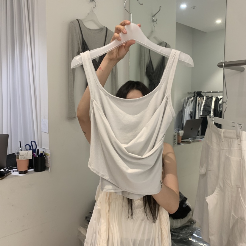 AUBE韓國直郵實拍女士新款職業時尚26春夏推薦熱賣吊帶背心AUBE吊帶/背心圖色1