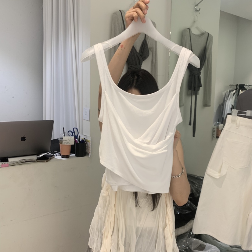 AUBE韓國直郵實拍女士新款職業時尚26春夏推薦熱賣吊帶背心AUBE吊帶/背心圖色3