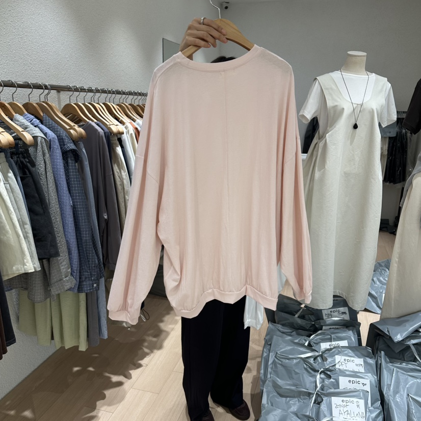 EPIC-S韓國東大門代購女士新品人氣時尚26春夏職業長袖T恤EPIC-S長袖T恤