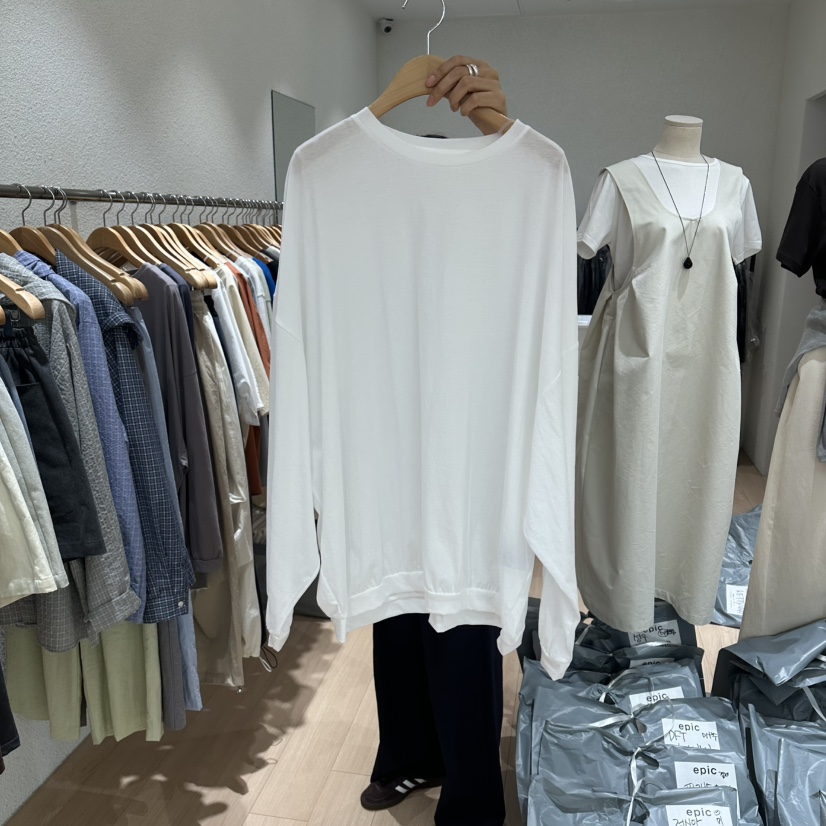 EPIC-S韓國東大門代購女士新品人氣時尚26春夏職業長袖T恤EPIC-S長袖T恤圖色1