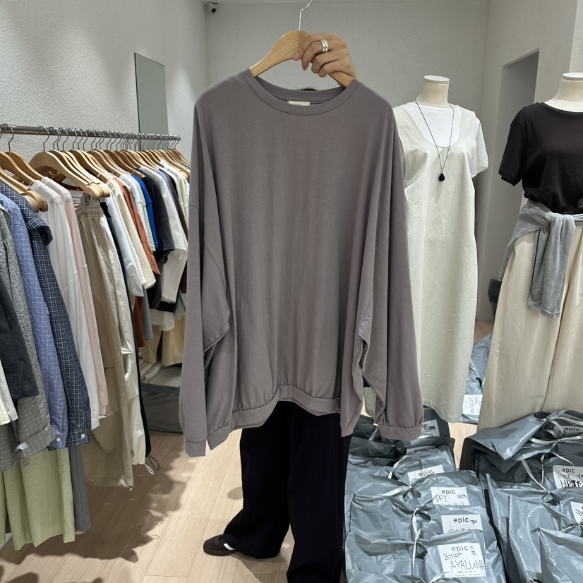 EPIC-S韓國東大門代購女士新品人氣時尚26春夏職業長袖T恤EPIC-S長袖T恤圖色3