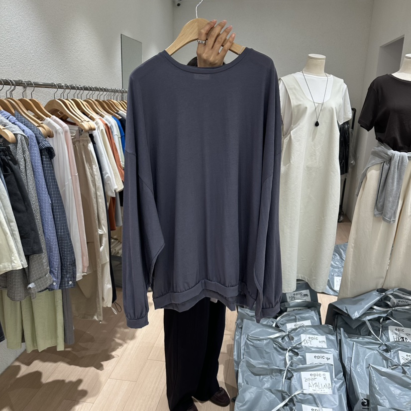 EPIC-S韓國東大門代購女士新品人氣時尚26春夏職業長袖T恤EPIC-S長袖T恤圖色4