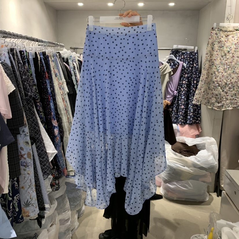 LOGROAD韓國東大門直郵女裝新款職業26春夏人氣半身裙中短裙LOG ROAD半身裙/中短裙圖色1