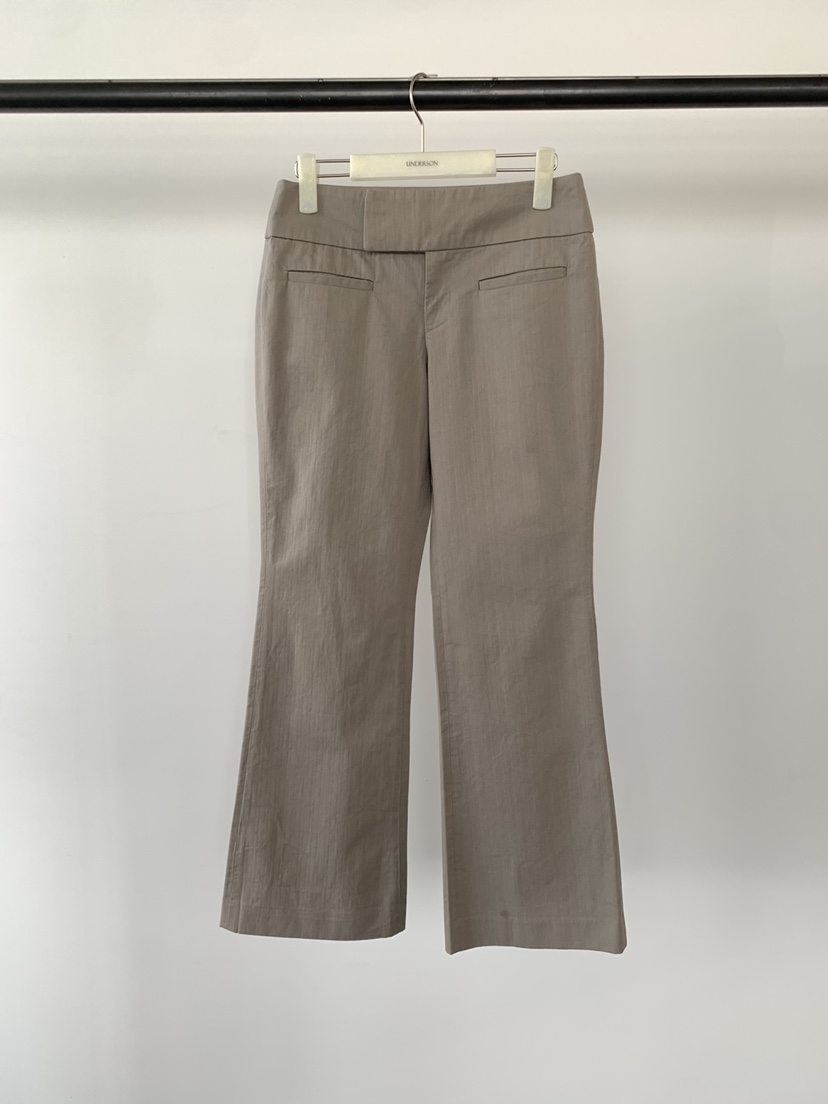 UNDERSON韓國東大門代購女士新品推薦時尚26春夏26夏季休閑褲UNDERSON休閑褲圖色2灰色