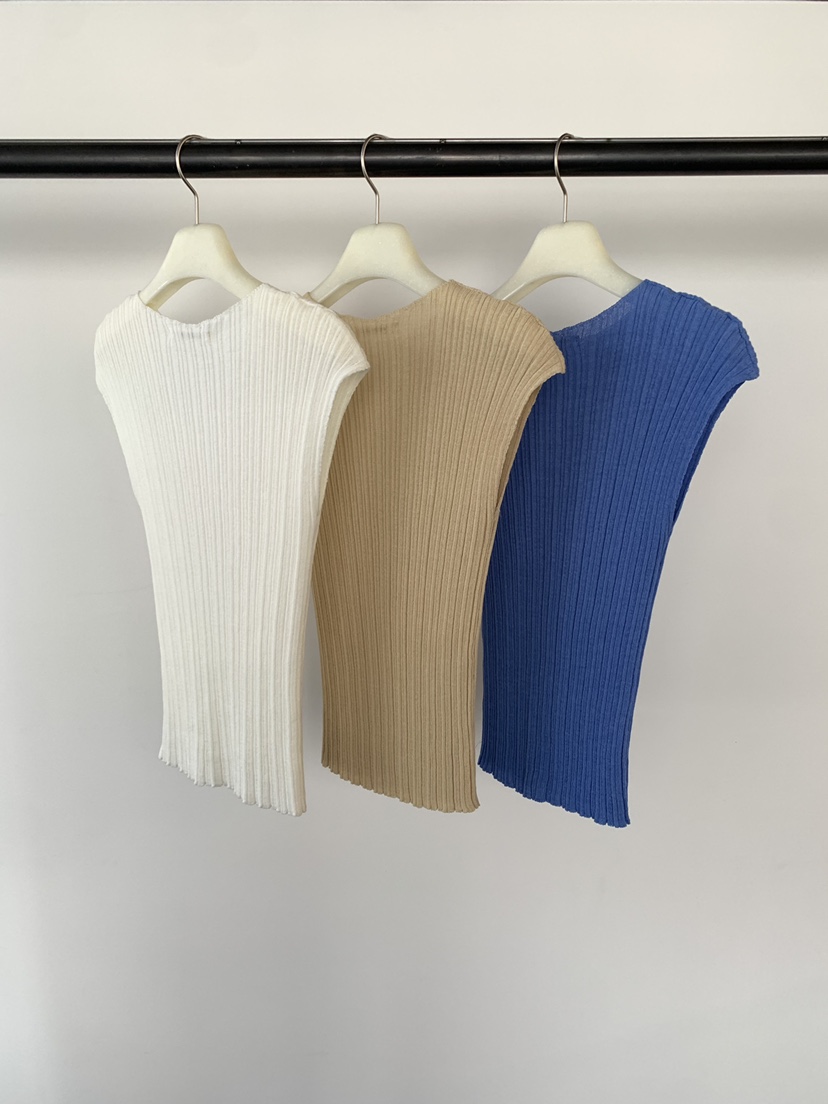 UNDERSON韓國代購女士新品熱賣時尚休閑職業針織衫褶裥無袖UNDERSON針織衫