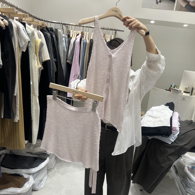 FRE韓國代購女裝新款26夏季26春夏推薦休閑熱賣時尚人氣套裝FRE SEOUL套裝圖色1