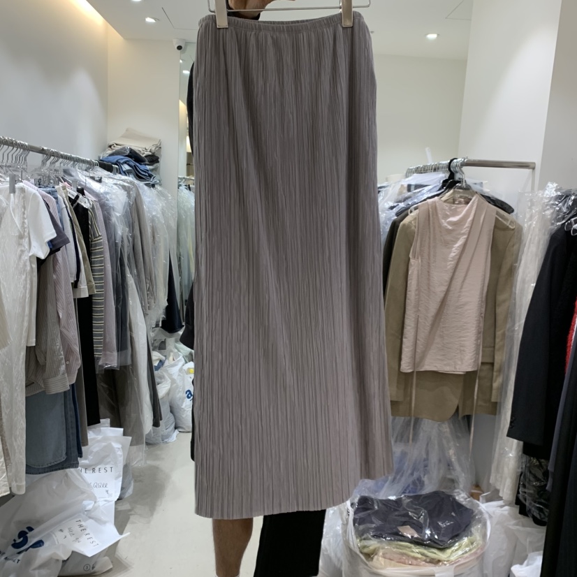 THE REST韓國代購女裝新品職業26夏季推薦休閑時尚長裙條紋THE REST/UNNOEUD長裙圖色3