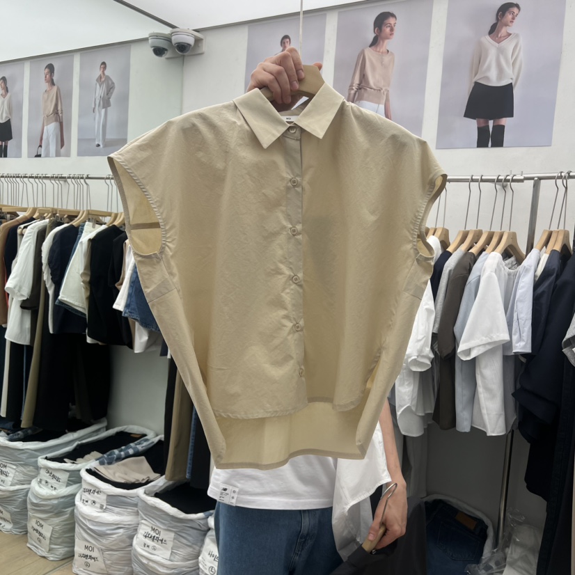 MOI-A韓國東大門直郵女士新品熱賣休閑推薦人氣襯衫蕾絲衫MOI-A襯衫/蕾絲衫圖色2