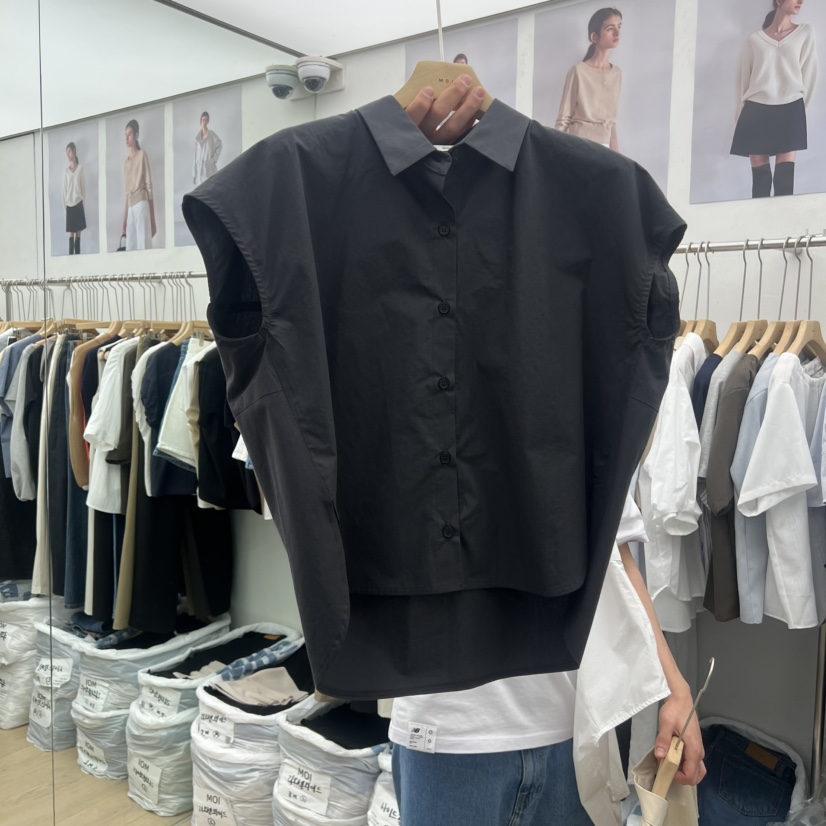 MOI-A韓國東大門直郵女士新品熱賣休閑推薦人氣襯衫蕾絲衫MOI-A襯衫/蕾絲衫圖色3