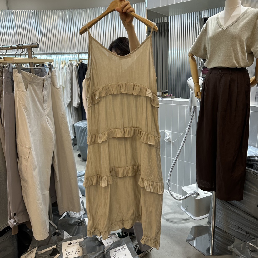 ALEGRE韓國東大門直郵女裝新品人氣職業熱賣推薦26春夏連衣裙ALEGRE連衣裙