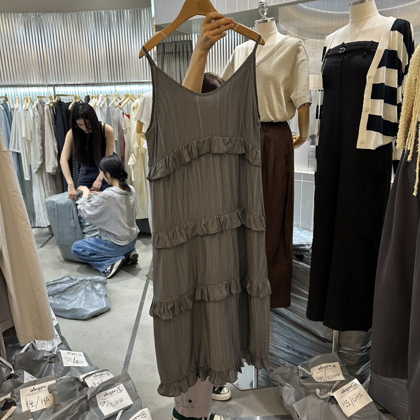 ALEGRE韓國東大門直郵女裝新品人氣職業熱賣推薦26春夏連衣裙ALEGRE連衣裙圖色3