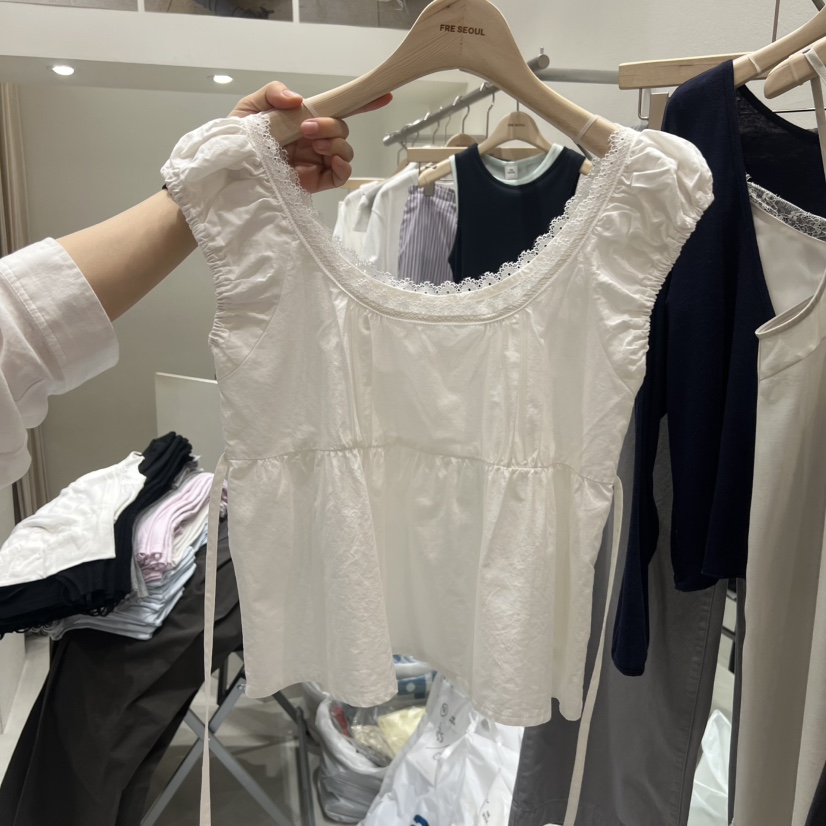 FRE韓國直郵女裝新款人氣26春夏26夏季時尚推薦吊帶背心褶皺FRE SEOUL吊帶/背心圖色1