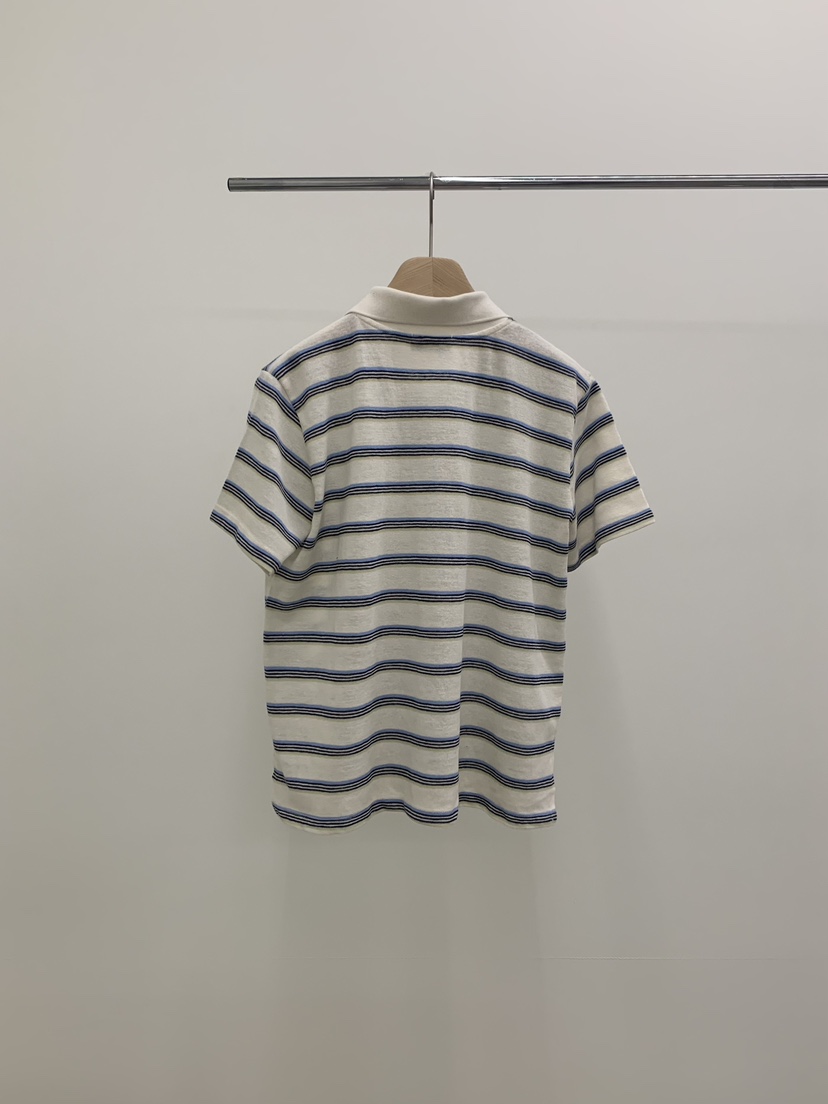 THE ABLE韓國代購女士新款時尚26夏季職業針織衫棉布條紋THE ABLE/TA針織衫