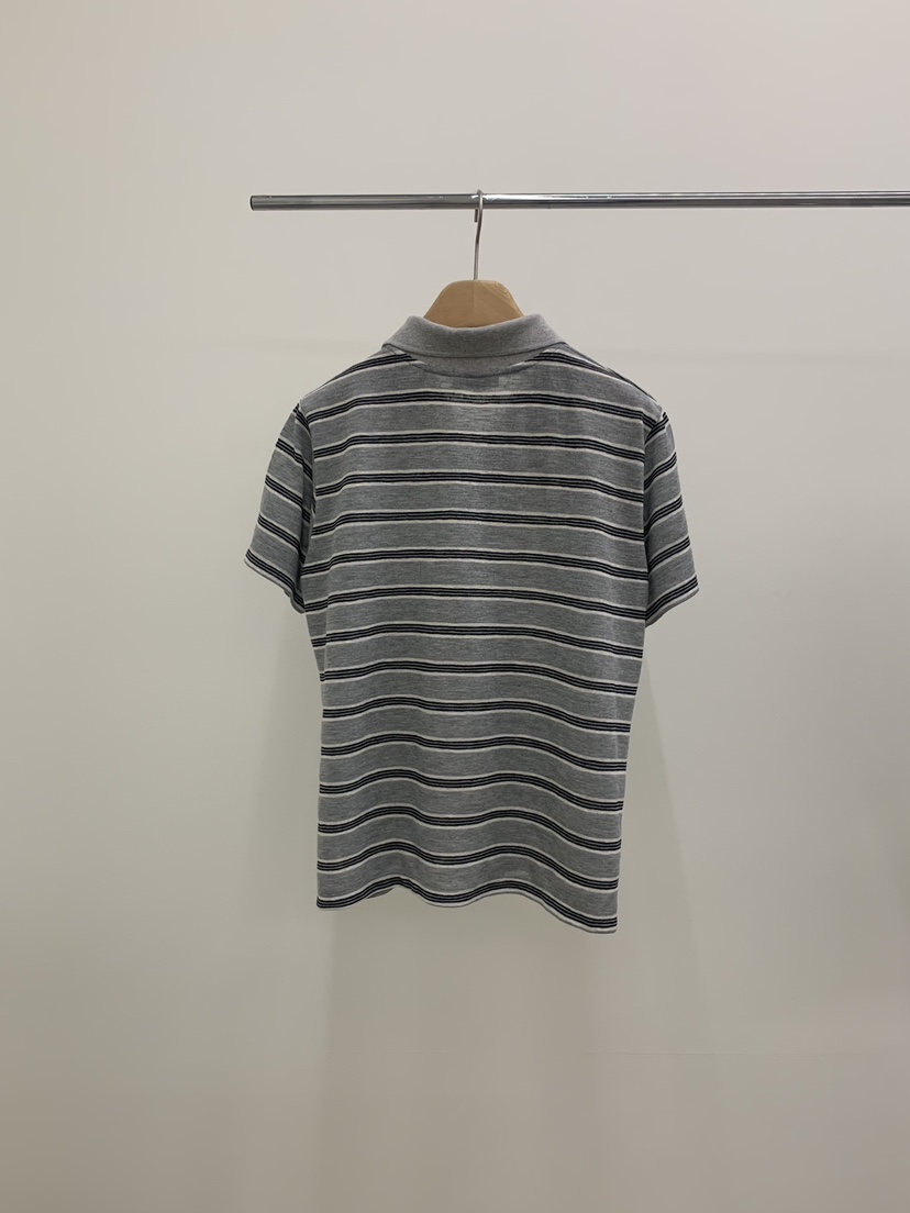 THE ABLE韓國代購女士新款時尚26夏季職業針織衫棉布條紋THE ABLE/TA針織衫