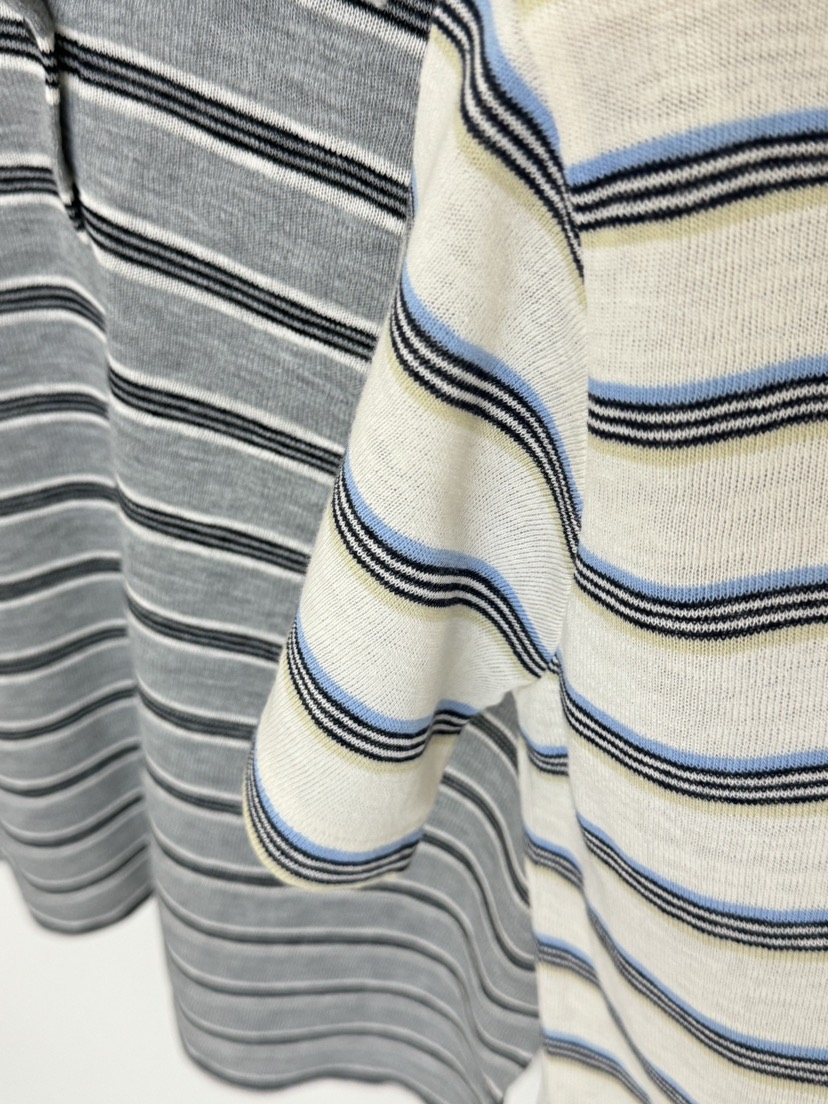 THE ABLE韓國代購女士新款時尚26夏季職業針織衫棉布條紋THE ABLE/TA針織衫