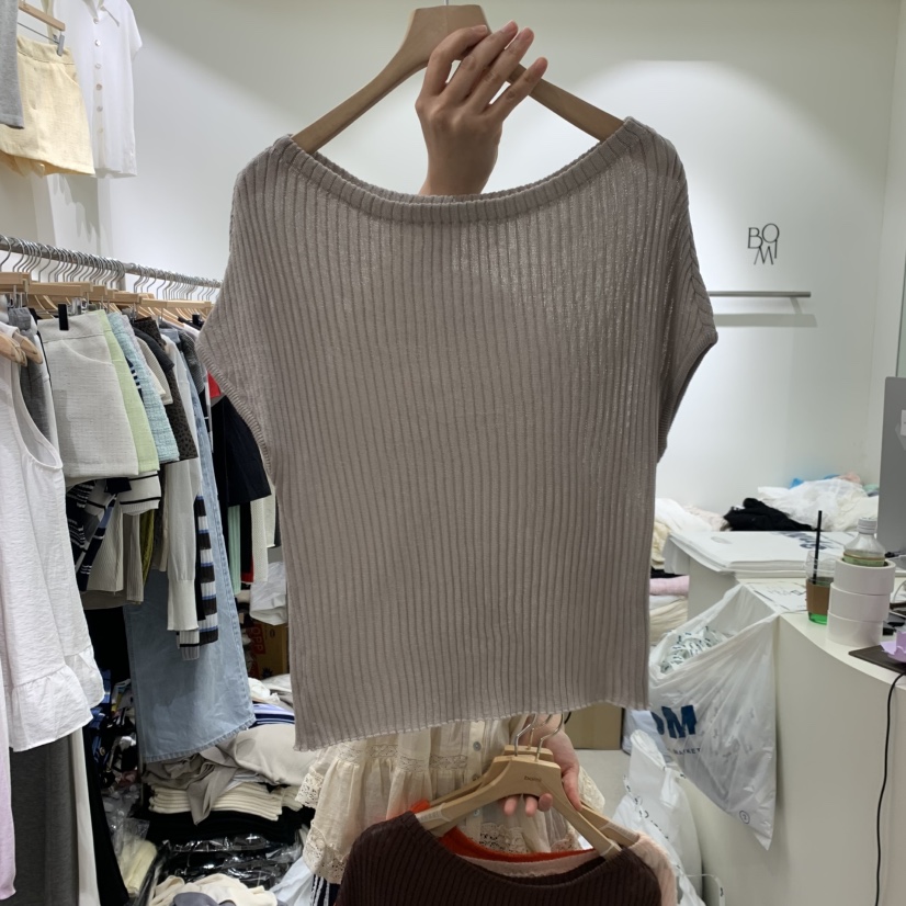 BY BOMI韓國直郵女士新款熱賣時尚26夏季推薦職業26春夏T恤BY BOMIT恤