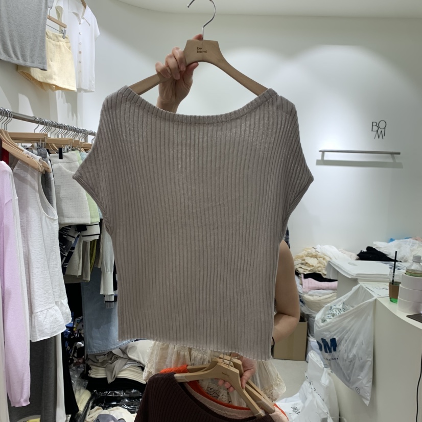 BY BOMI韓國直郵女士新款熱賣時尚26夏季推薦職業26春夏T恤BY BOMIT恤圖色1