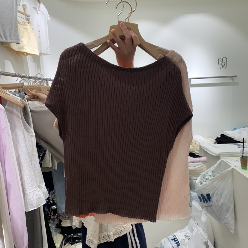 BY BOMI韓國直郵女士新款熱賣時尚26夏季推薦職業26春夏T恤BY BOMIT恤圖色3